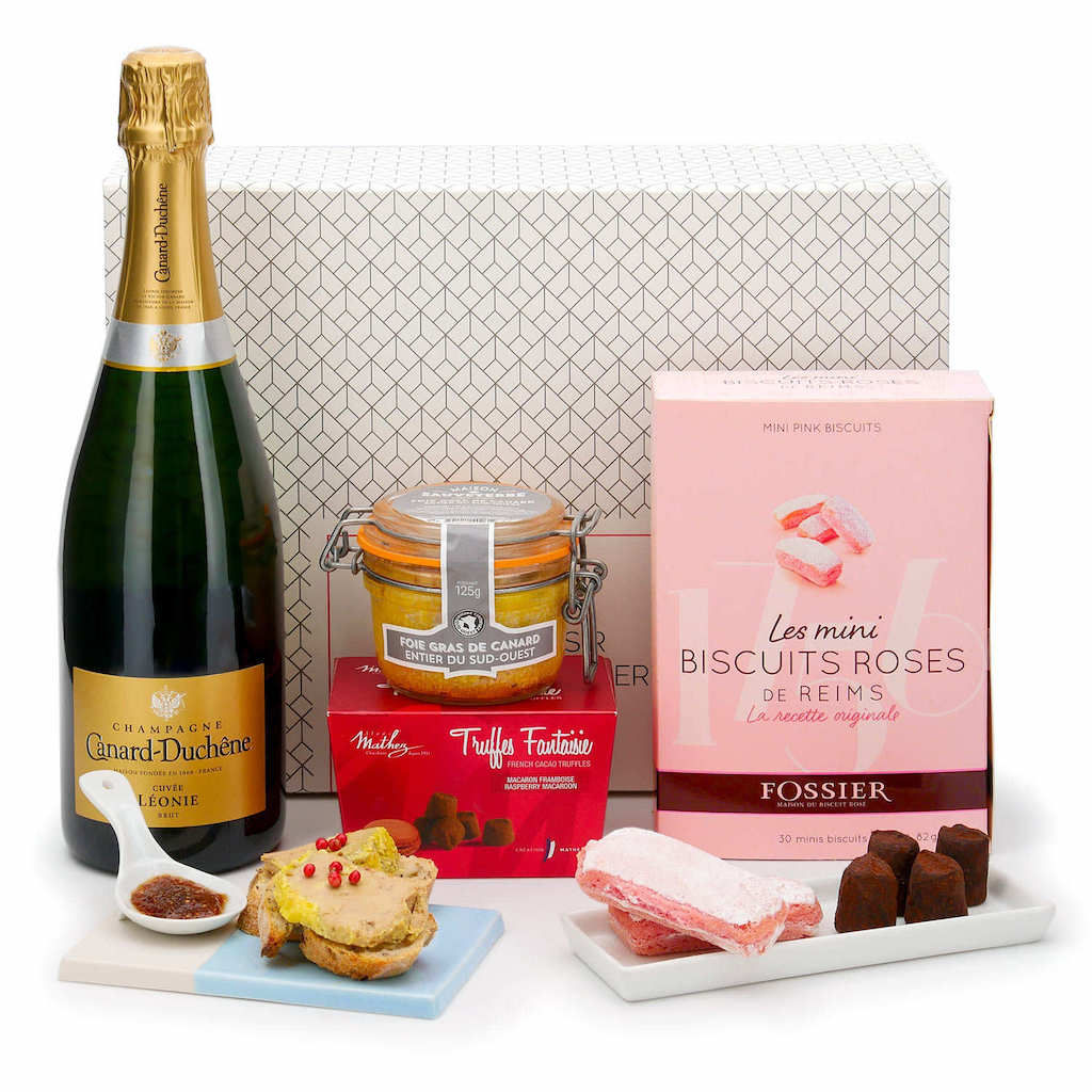 Coffret champagne & chocolat Saint-Valentin, cadeau idéal pour les couples