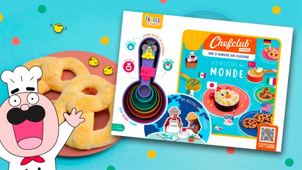 Livre Kids : Les Recettes du Monde - Chefclub Kids - Boutique BCD JEUX