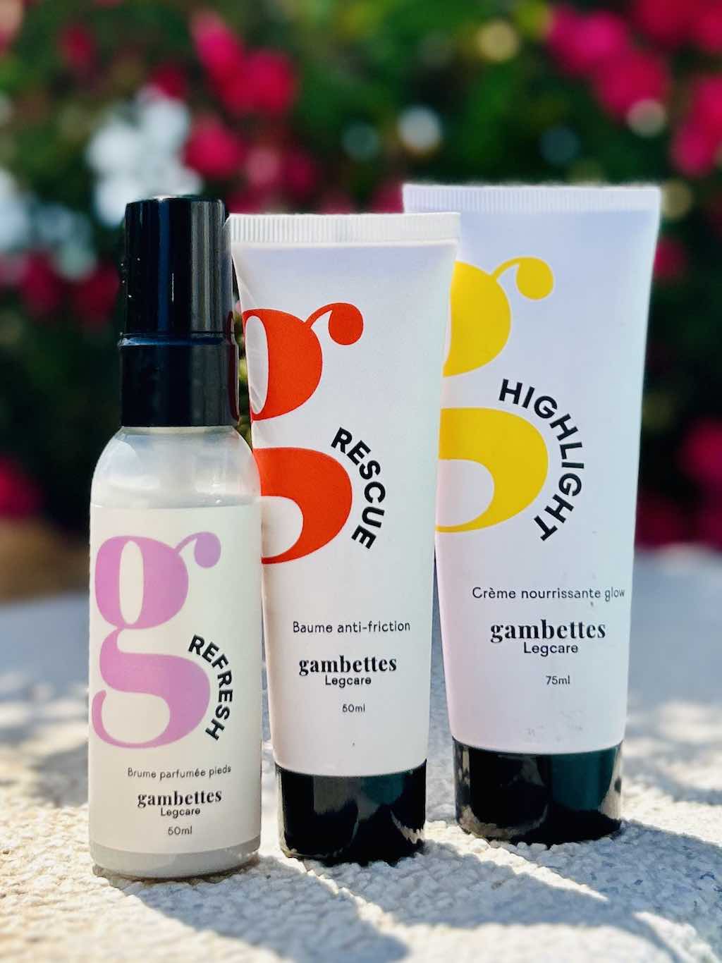 Gambettes Legcare : une gamme complète de cosmétiques, produits de beauté pour les jambes, test et avis, My Little Box.