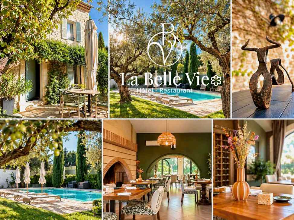 Avis hotel restaurant une étoile michelin La Belle Vie dans le Gard près d'Uzès